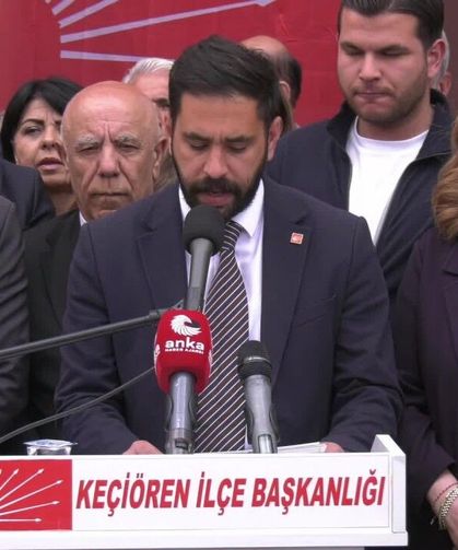 CHP Keçiören İlçe Başkanlığı'na Taşlı Saldırıya Tepkiler Sürüyor