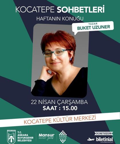 Yazar Buket Uzuner Ankaralılarla Buluşacak