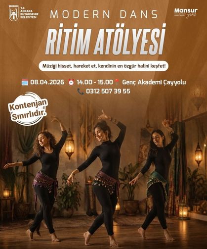 Genç Akademi Çayyolu’nda Modern Dansla Tanış