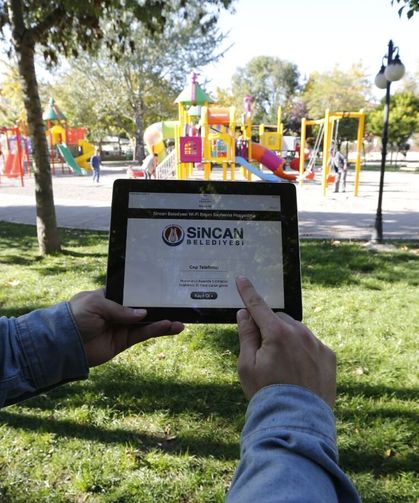 Sincan Parklarında Ücretsiz Wifi Hizmetinin Saatleri Açıklandı