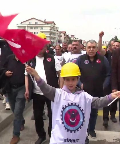 Doruk Madencilik İşçileri Ankara Yolunda