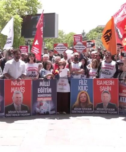 Özel Sektör ve Mülakat Mağduru Öğretmenler MEB Önünde