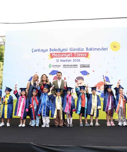 Çankaya Belediyesi Kreşlerinde Mezuniyet Heyecanı