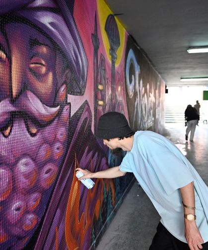 Çankaya Farabi Alt Geçidi Grafitilerle Renklendi