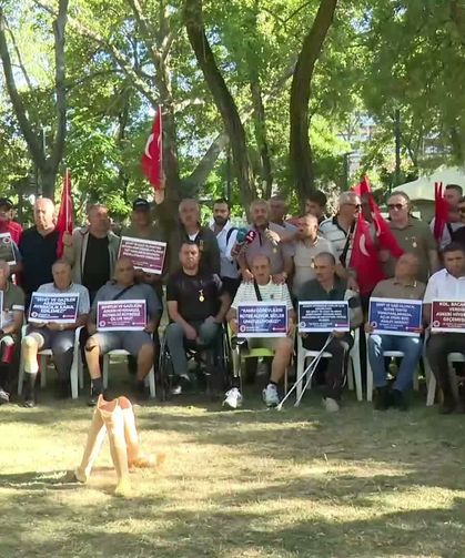 Er Şehit ve Gaziler Platformu Ankara'da Eylemde