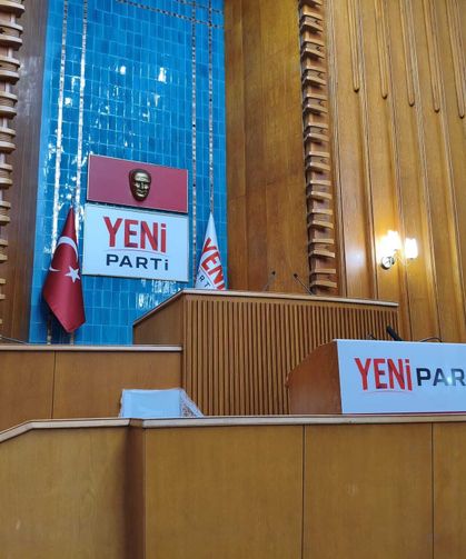 YENİ Parti'nin Grup Toplantı Günü ve Salonu Belirlendi