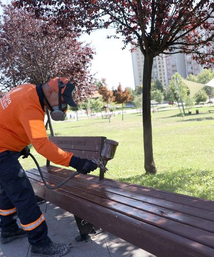 Çankaya'da Parklar Yenileniyor
