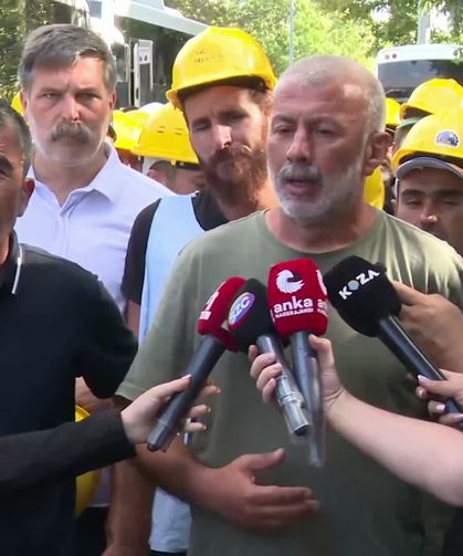 Enerji Bakanlığı Önündeki Madenci Eyleminde İşçiler Gözaltına Alındı