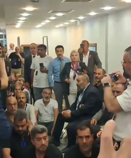 Er Gaziler ve Şehit Yakınları TBMM'de Eylem Yaptı