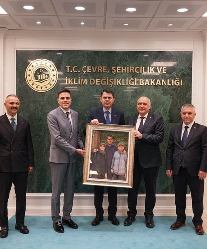 Kızılcahamam Belediye Başkanı Acar'dan Bakan Kurum'a Ziyaret