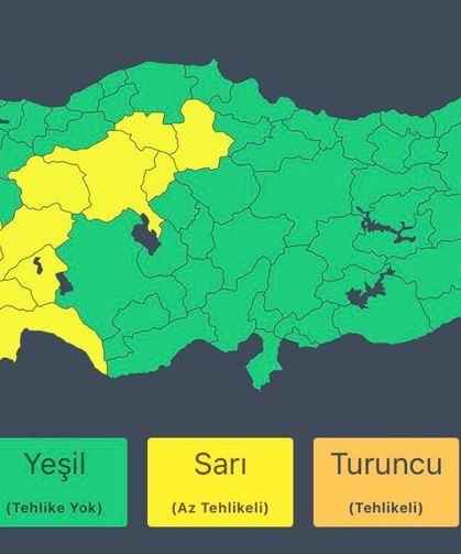 Ankara Dahil 12 İl İçin Kuvvetli Sağanak Uyarısı