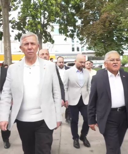 Mansur Yavaş, Kayseri'deki Tarihi ve Kültürel Alanları Gezdi