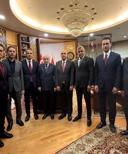Ankara 2 No'lu Baro Başkanı Seçilen Üçüncü'den Devlet Bahçeli'ye Ziyaret