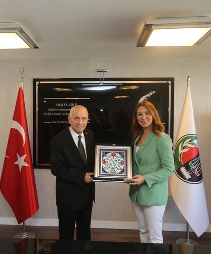 Fethi Yaşar ve Gamze Taşcıer'den Ankara Barosu'na Ziyaret