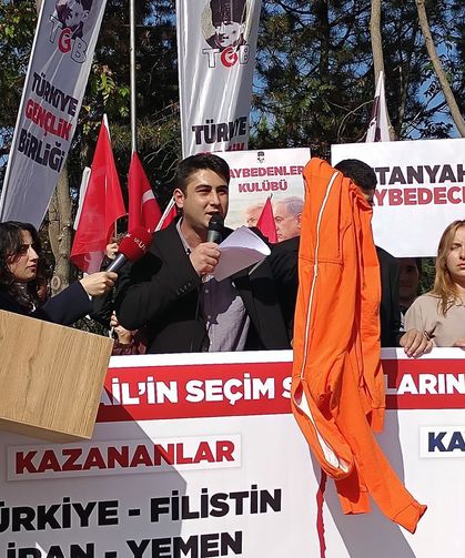 TGB'den Ankara'da İsrail Protestosu
