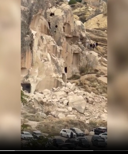 Göreme'de Peribacası Çöktü: 3 Can Kaybı