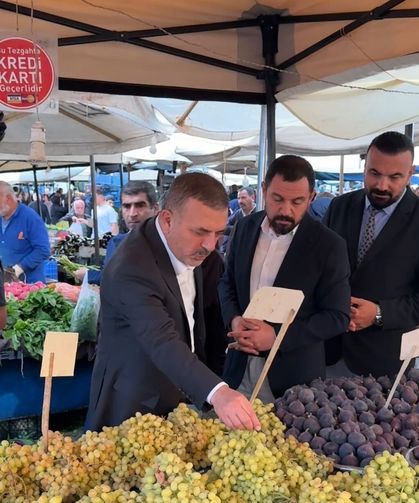Sincan Belediye Başkanı Ercan, Halk Pazarlarını Ziyaret Etti