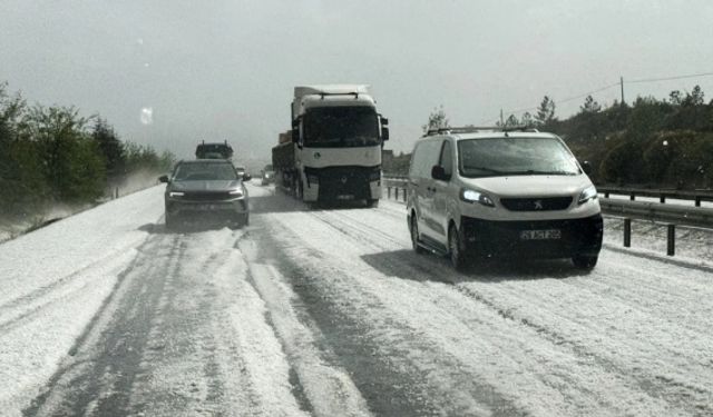 Ankara Polatlı'da Dolu Etkili Oldu