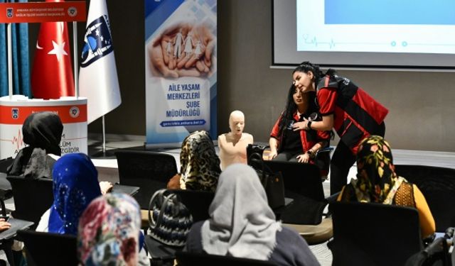 Beypazarı Aile Yaşam Merkezi Üyelerine İlk Yardım Semineri