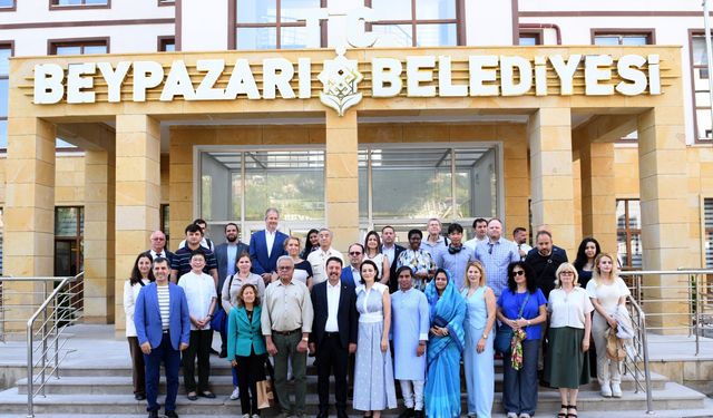 Beypazarı Belediyesi 26 Ülkenin Büyükelçi Heyetini Ağırladı