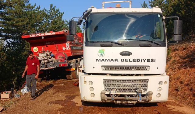 Mamak Belediyesi Çankırı Ilgaz’daki Yangın Söndürme Çalışmalarına Destek Verdi