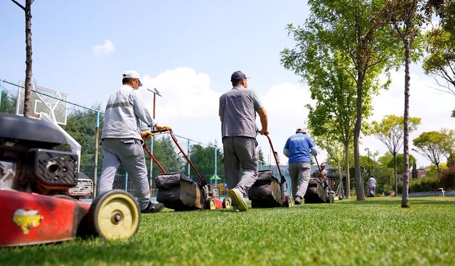 Sincan Parklarında Bakım Çalışmaları Sürüyor