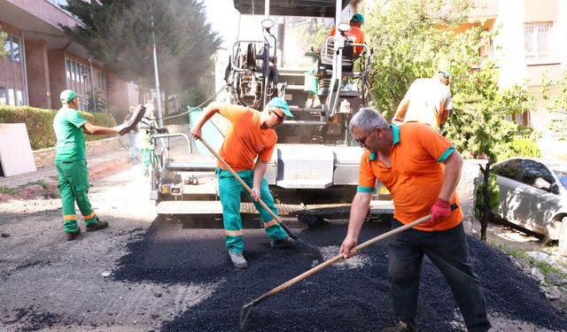 Çankaya'da Asfalt Çalışmaları Devam Ediyor