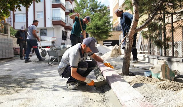 Keçiören'de Altyapı Çalışmaları Devam Ediyor