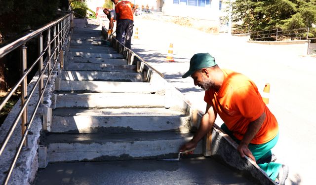 Çankaya Belediyesi'nden Yeni Merdivenli Yollar