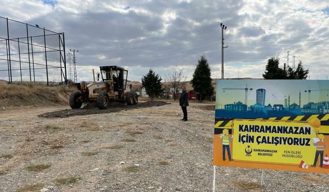 Kahramankazan Belediyesi Fen İşleri Müdürlüğü’nden Yoğun Mesai