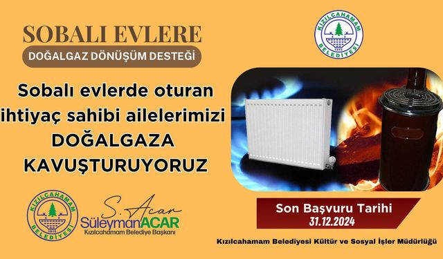 Kızılcahamam'da Sobalı Evler Doğalgazla Buluşuyor