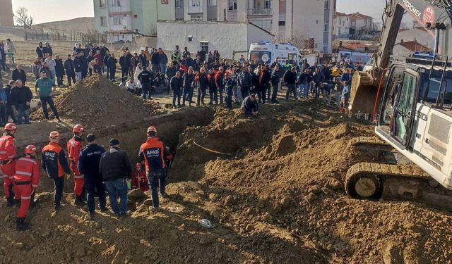 Ankara'da İnşaat Alanında Göçük! 1 İşçi Hayatını Kaybetti