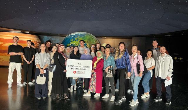 Keçiörenli Öğrenciler, MTA Tabiat Tarihi Müzesi'ni Gezdi