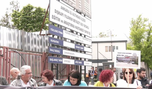 Hastanemi Açın Platformu'ndan Başkent'te Protesto