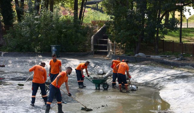 Çankaya Belediyesi'nden Parklarda Bakım ve Onarım Mesaisi