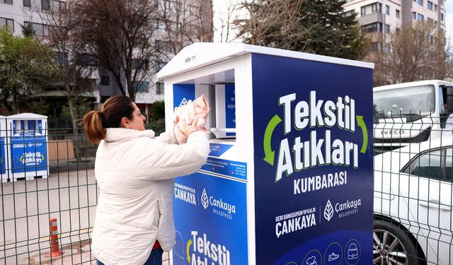 Çankaya'da Tekstil Kumbaraları Yaygınlaşıyor