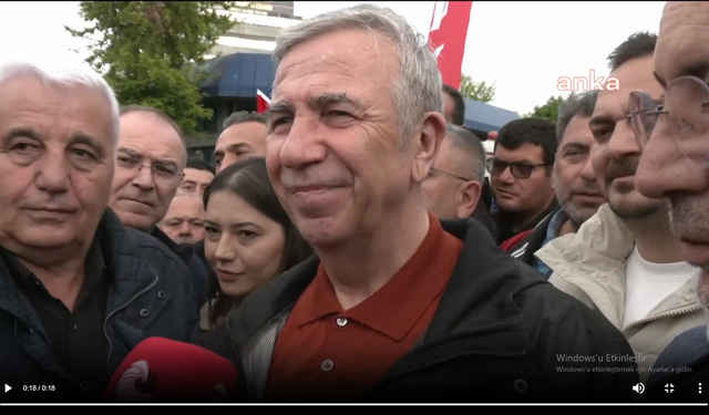 Mansur Yavaş Tandoğan Meydanı'nda: Sendikalar, Öğrenciler, İşçiler, Emekçiler Burada, Aydınlık Bir Gelecek Diliyorum