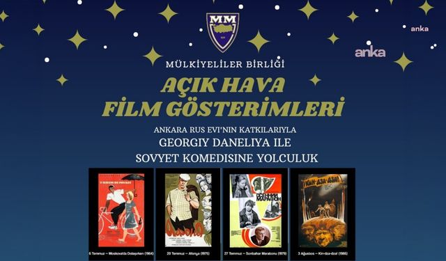 Mülkiyeliler Birliği Açık Hava Sineması Başlıyor