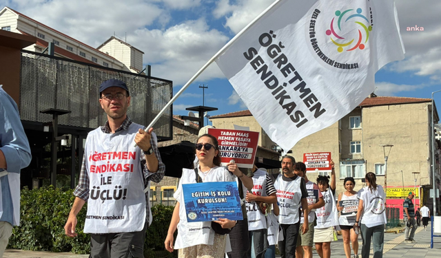 Özel Sektör Öğretmenlerinin Ankara Yürüyüşü Tamamlanıyor