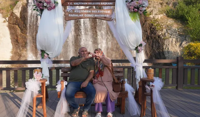 Keçiören'de Babalara Özel Çekim Alanı İlgi Gördü
