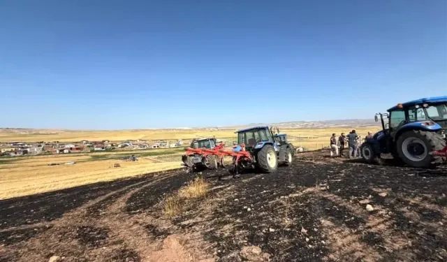 Ayaş'ta Yangın: 57 Dönüm Tarla Zarar Gördü
