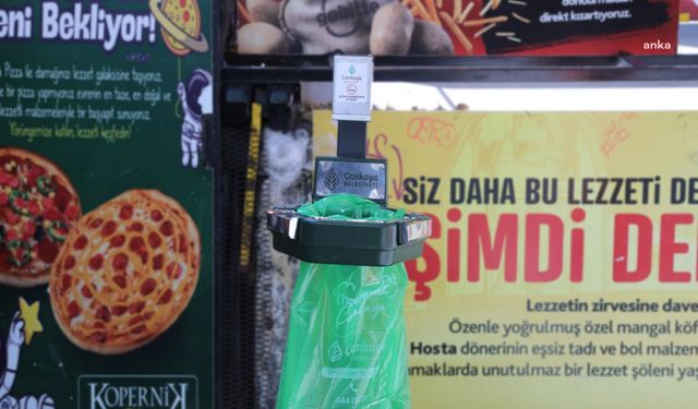 Çankaya'da Küllüklü Kompozit Çöp Sayısı Artıyor, Yere İzmarit Atılması Önlenecek