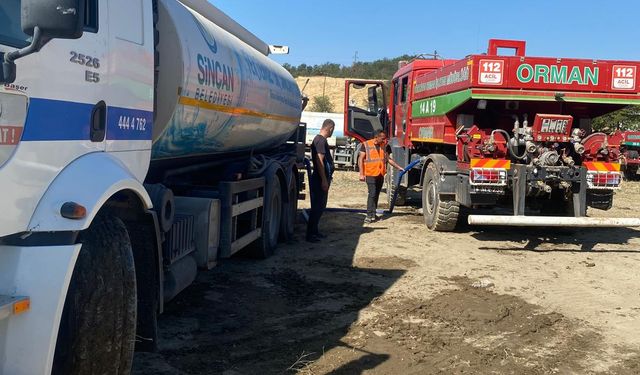 Yangın Bölgelerine Sincan'dan Destek