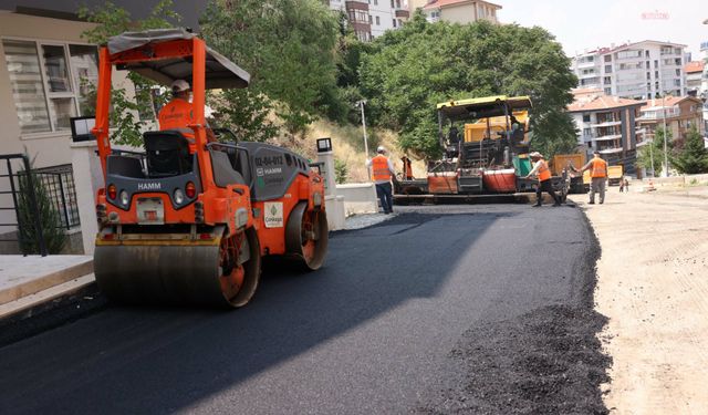Çankaya Belediyesi, İlçe Genelinde Asfalt Çalışmalarına Hız Verdi