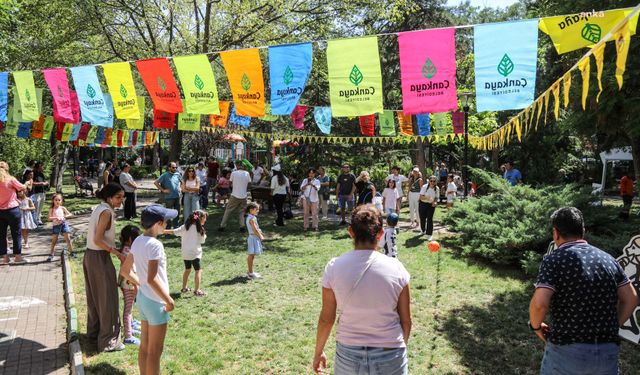 Çankaya'da Düzenlenen "Cin Ali Sokak Oyunları Şenliği"ne Yoğun İlgi