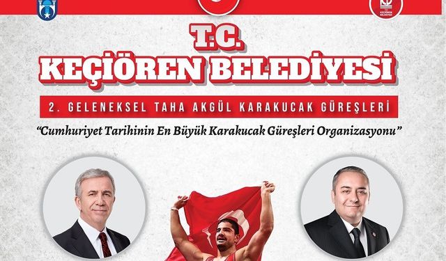 2. Geleneksel Taha Akgül Karakucak Güreşleri Başlıyor