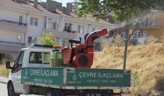 Çankaya'da İlaçlama Çalışmaları Sürüyor