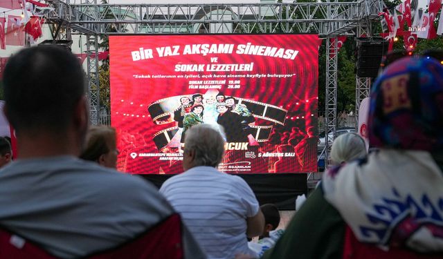 Keçiören Belediyesi'nden Açık Hava Sinema Etkinliği