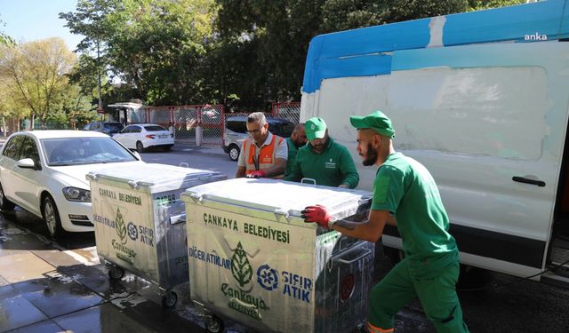 Tertemiz Çankaya İçin Yeni Çöp konteynerleri