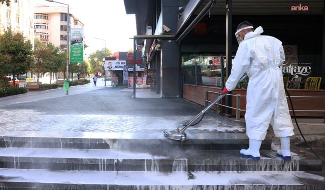 Çankaya’da Ozonlu Yüksek Basınçla Temizlik Dönemi Başladı